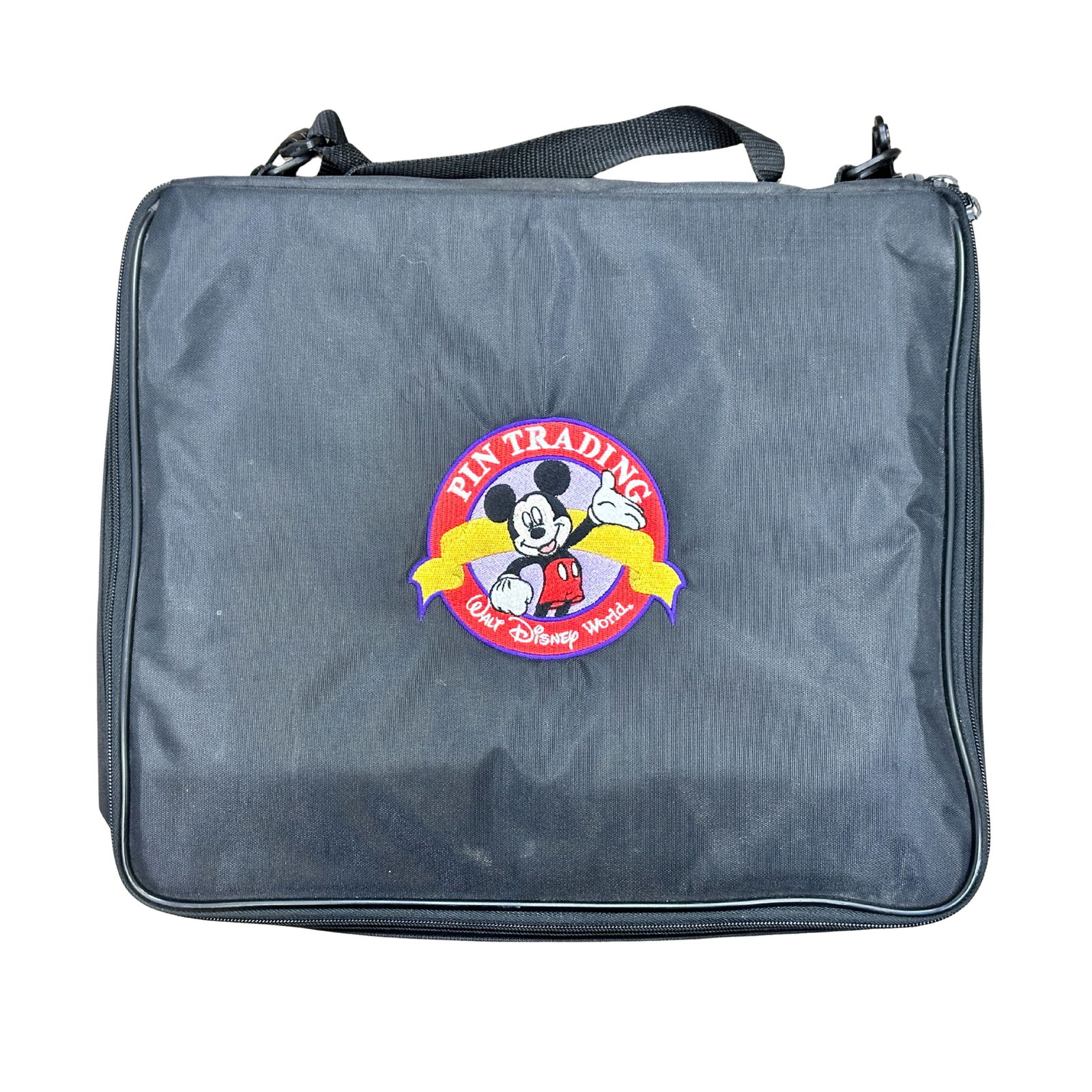 Disney WDW Mickey Mouse Pin Trading Bag W/ Strap (1 of 3)