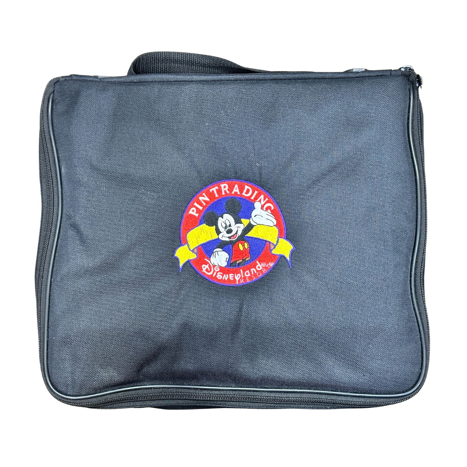 Disney DLR Disneyland Mickey Mouse Pin Trading Bag (1 of 3)