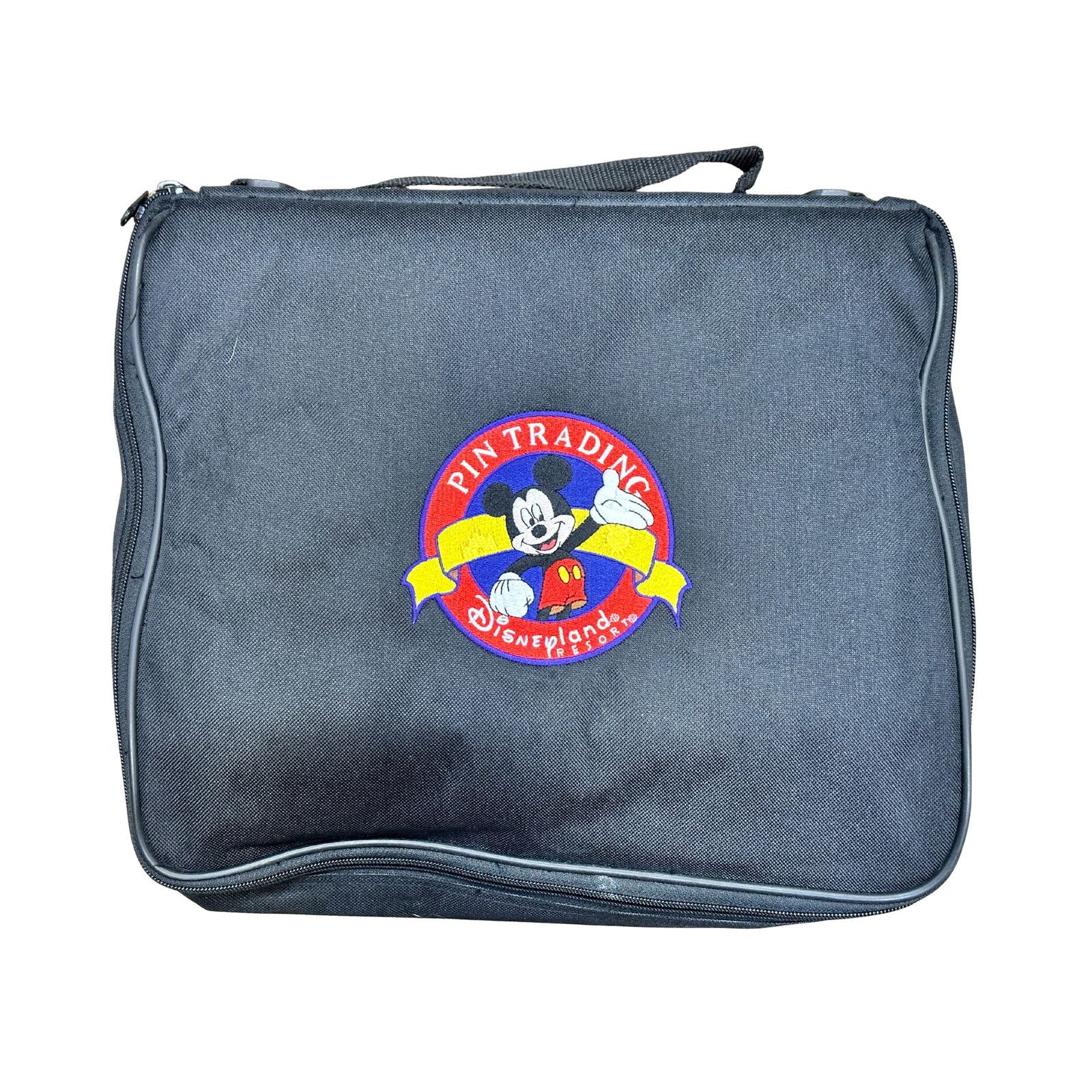 Disney DLR Disneyland Mickey Mouse Pin Trading Bag (1 of 3)