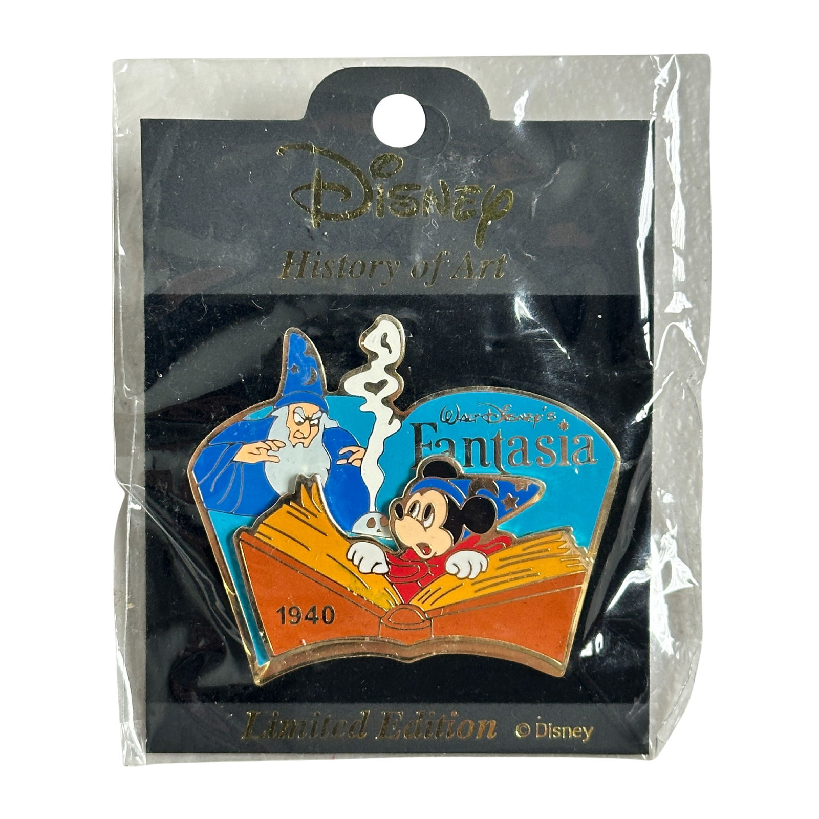 Disney TDR History Of Art Fantasia 1940 Sorcerer Mickey & Yensid Pin (1 of 2)