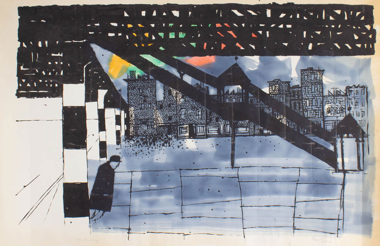 Gregorio Prestopino Artist's Proof Lithograph (1 of 7)