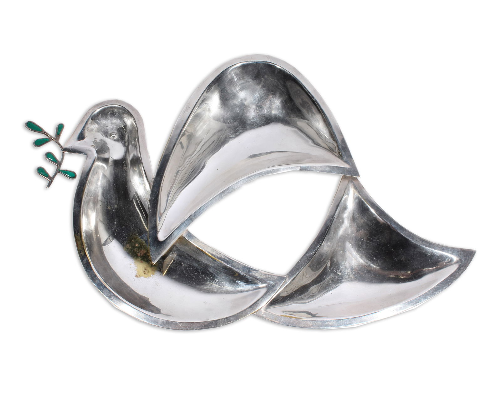 Los Castillo Taxco Mexico Silver Plate Dish (1 of 5)