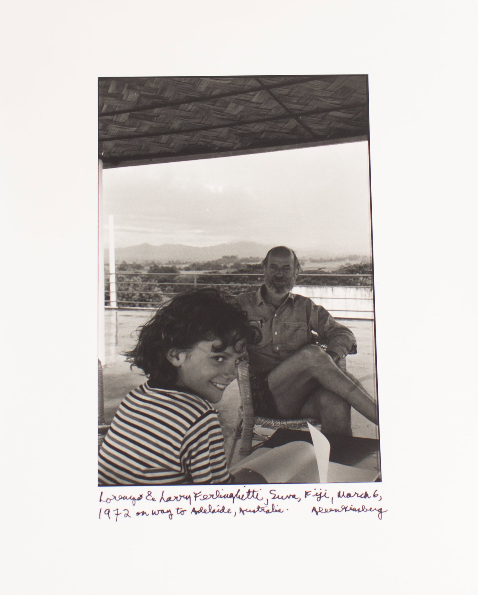 Allen Ginsberg Photograph Larry Ferlinghetti (1 of 4)