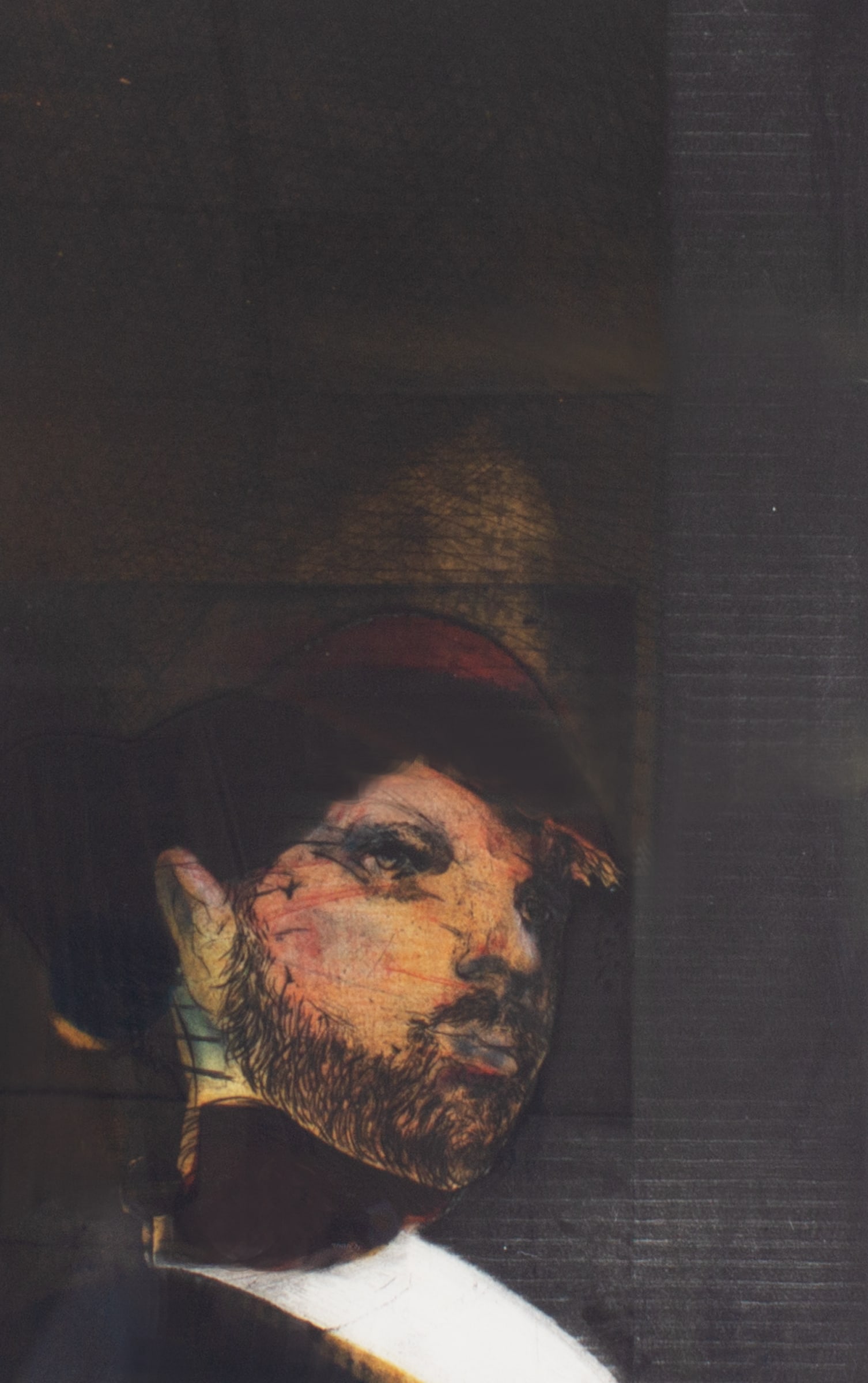 James Ochs Color Intaglio Print "The Inquisitor" (1 of 6)