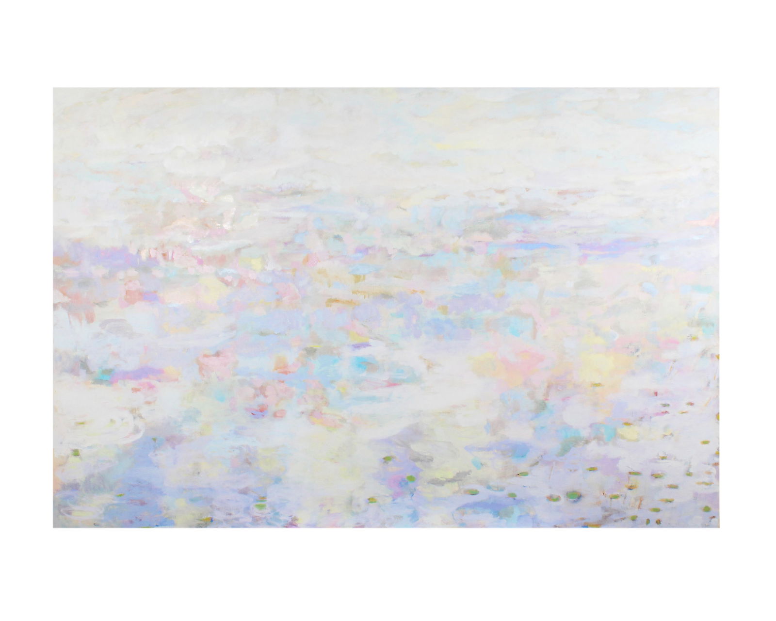 Ronald D. Newman Oil on Linen "Wind/Clouds" Abstract Painting (1 of 6)