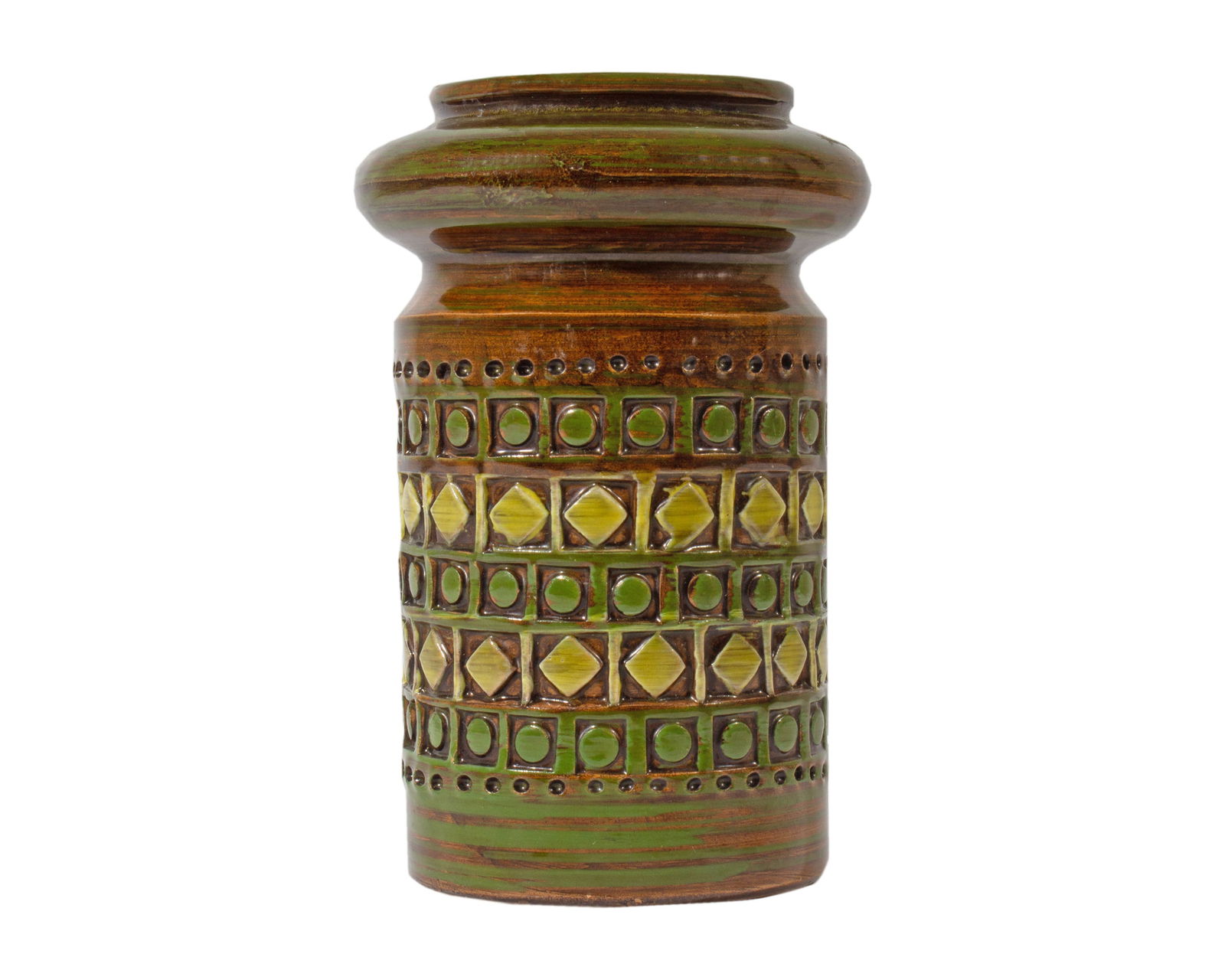 Bitossi 1960s Rimini Musk Italian Ceramic Vase (1 of 5)