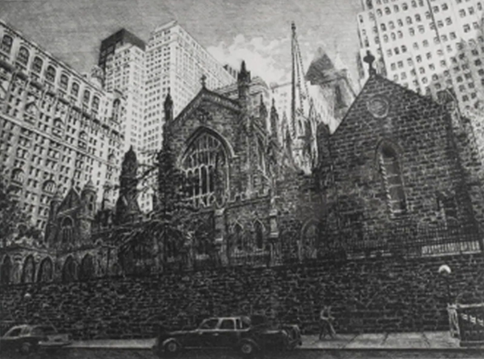 Alan Petrulis 1997 “Trinity" New York Etching (1 of 5)