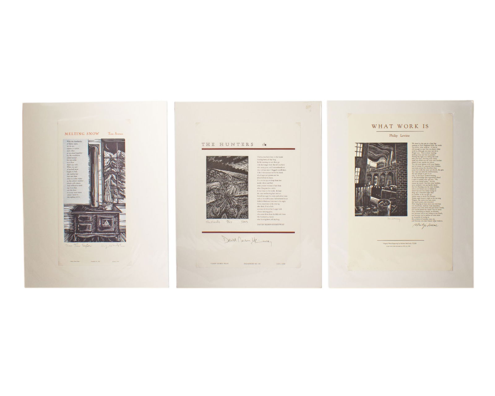 Clamp Down Press Broadsides 2000s McCurdy, Janes, Walsh (1 of 5)