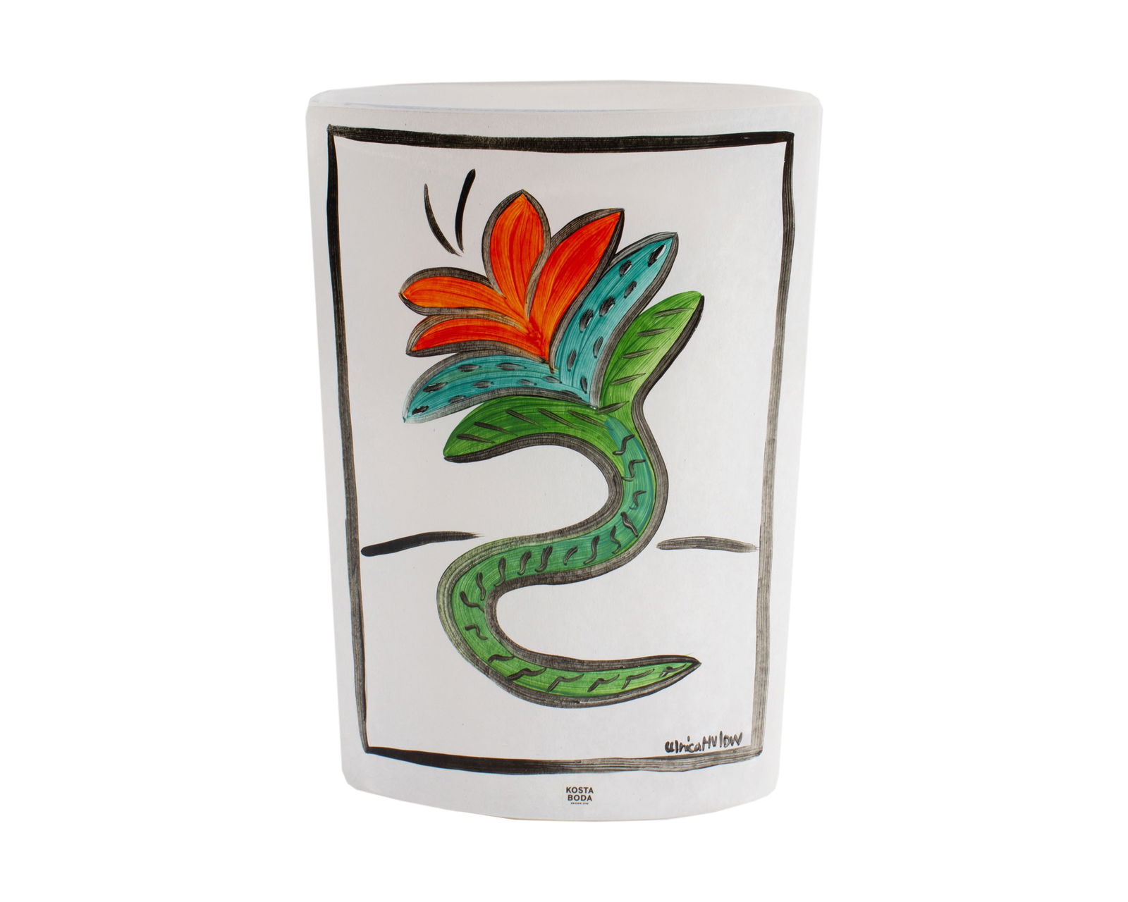 Ulrica Hydman Vallien Kosta Boda Summer Days Glass Vase (1 of 9)