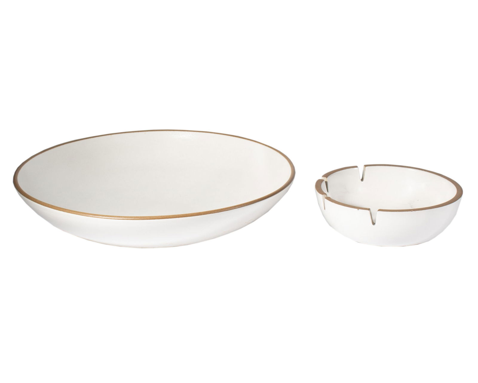 Edith Heath Ashtray and 13" Diameter Bowl (1 of 4)