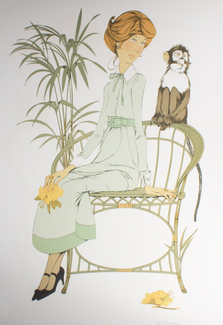 Philippe Noyer 1969 “Le Singe" Limited Edition Lithograph (1 of 7)