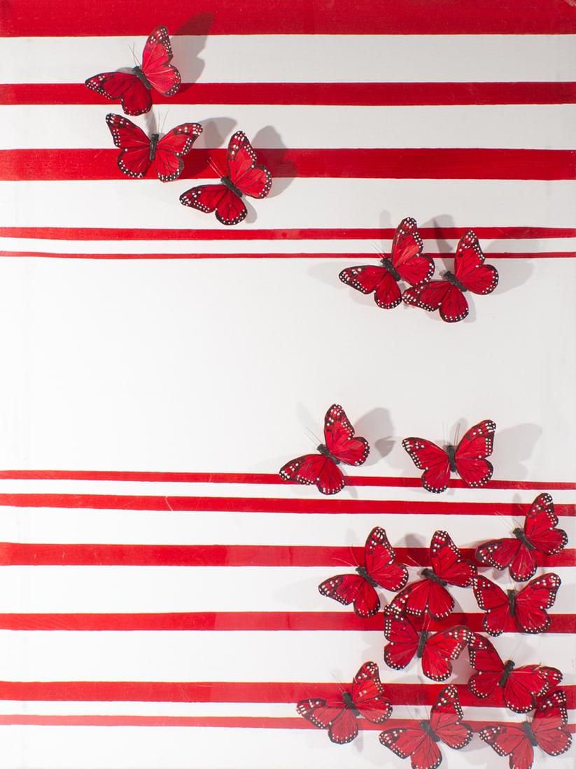 Nadine Kalachnikoff 2013 "Notes" Mixed Media Painting and Wall Sculpture (1 of 4)