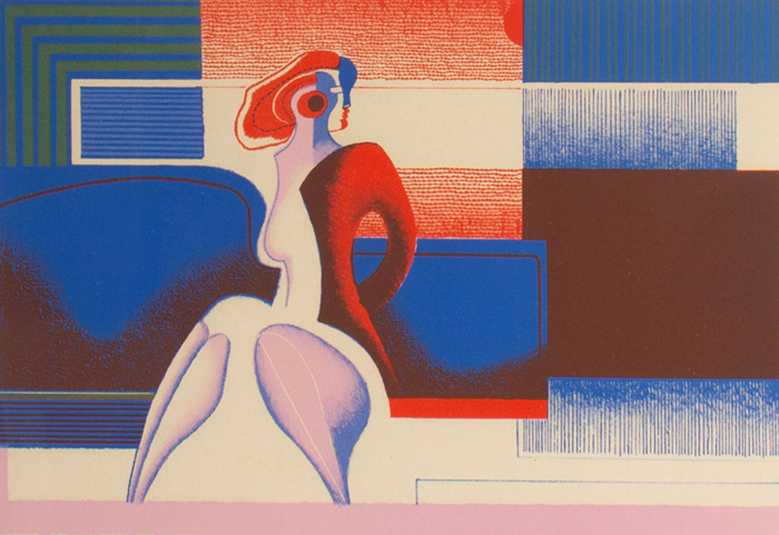 Georgi Daskaloff Limited Edition Abstract Lithograph (1 of 8)