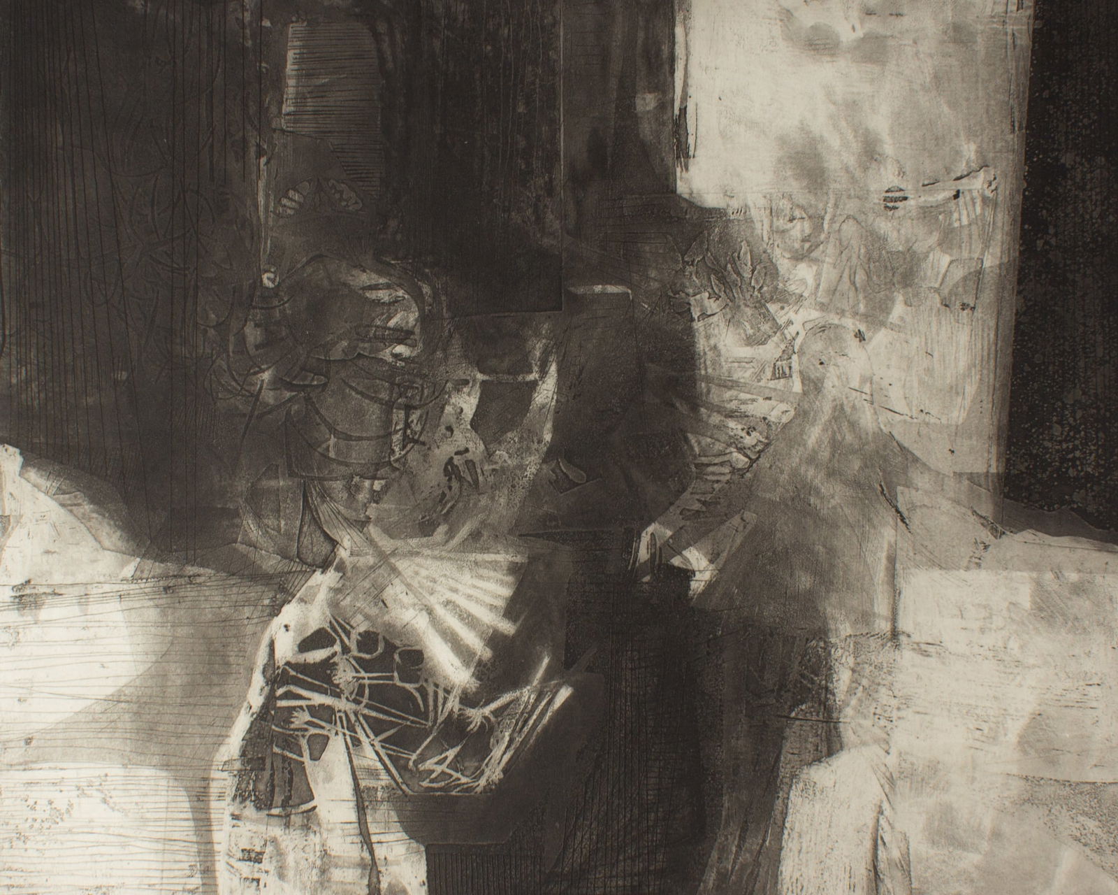 Walter Sorge “Atelier" Aquatint Print (1 of 3)