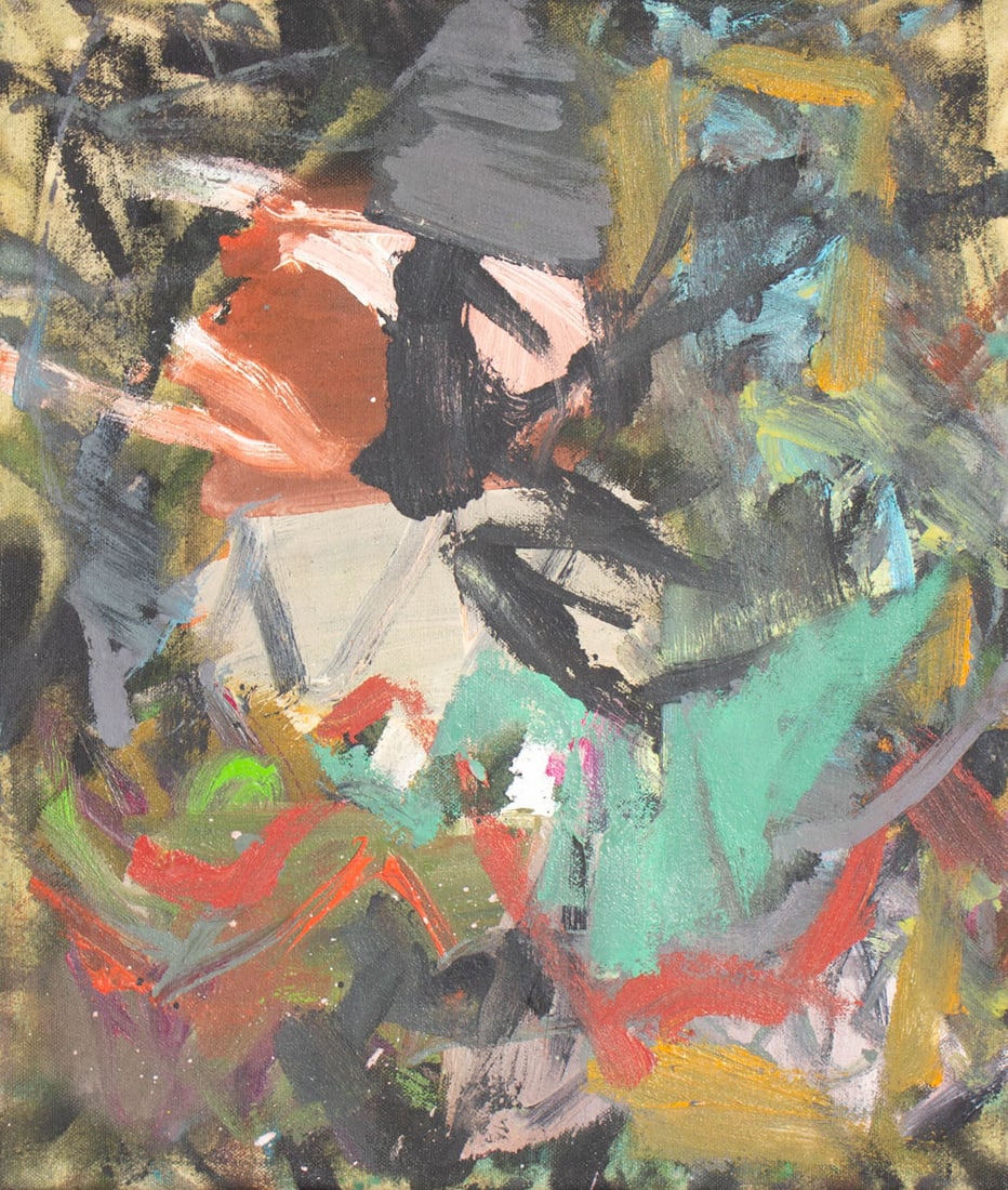 Karl Bielik 2024 “Wires" Oil on Canvas Abstract Painting (1 of 8)