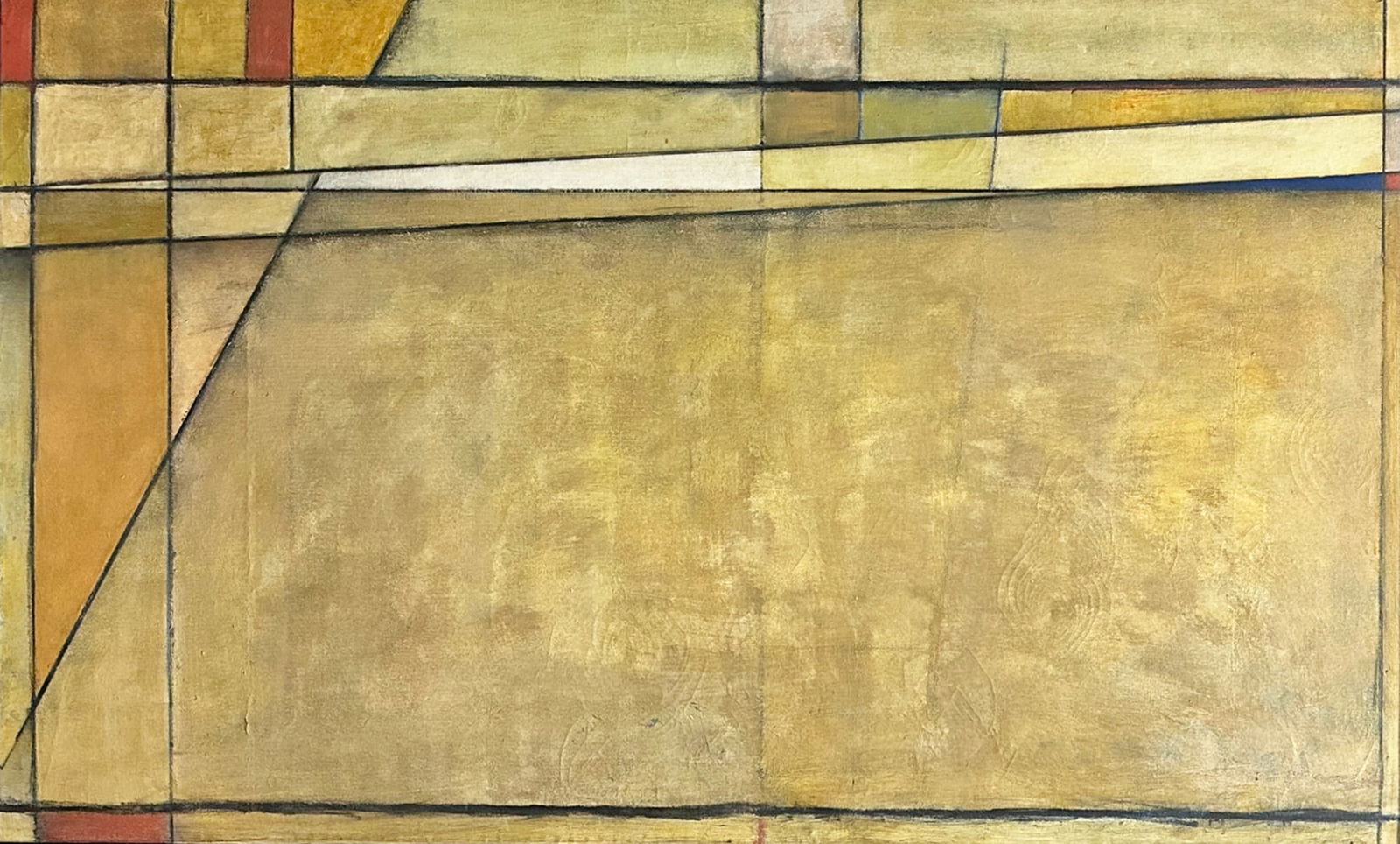 Sahm Abstract Oil on Canvas Painting (1 of 4)