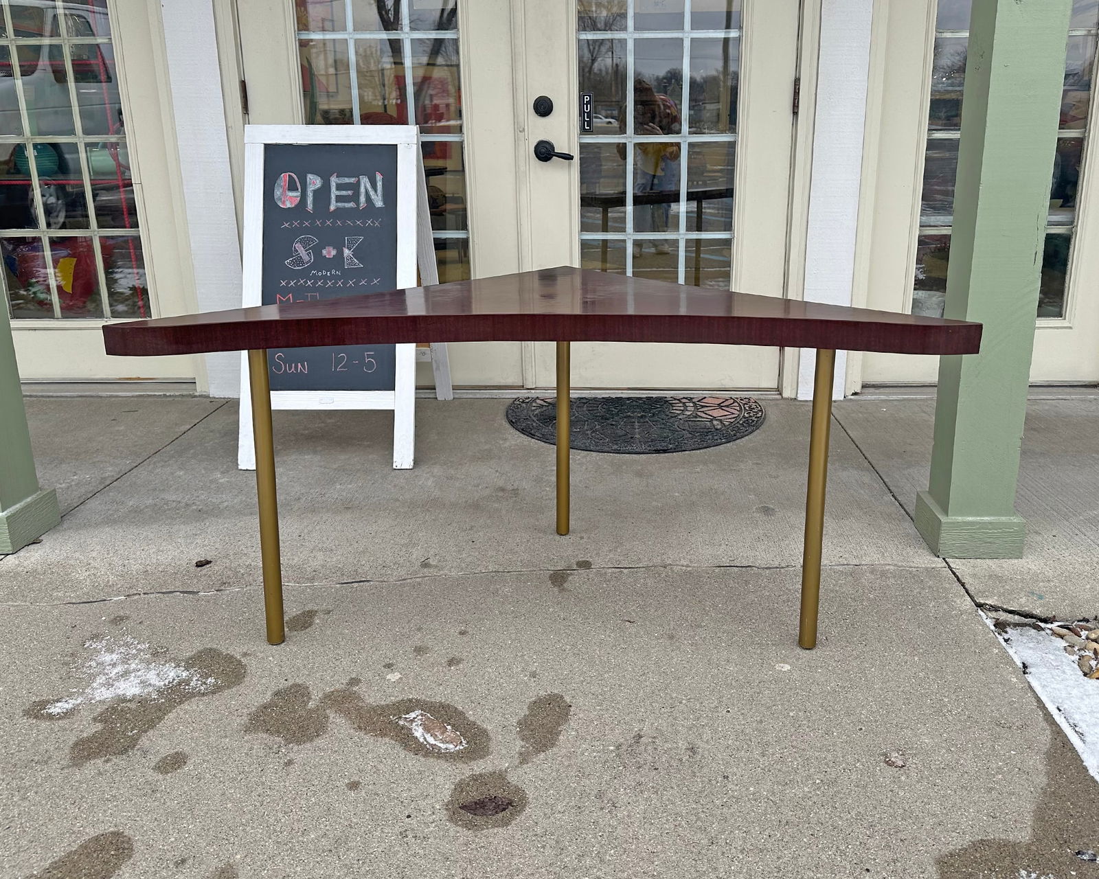 Mid-Century Corner Table - 2