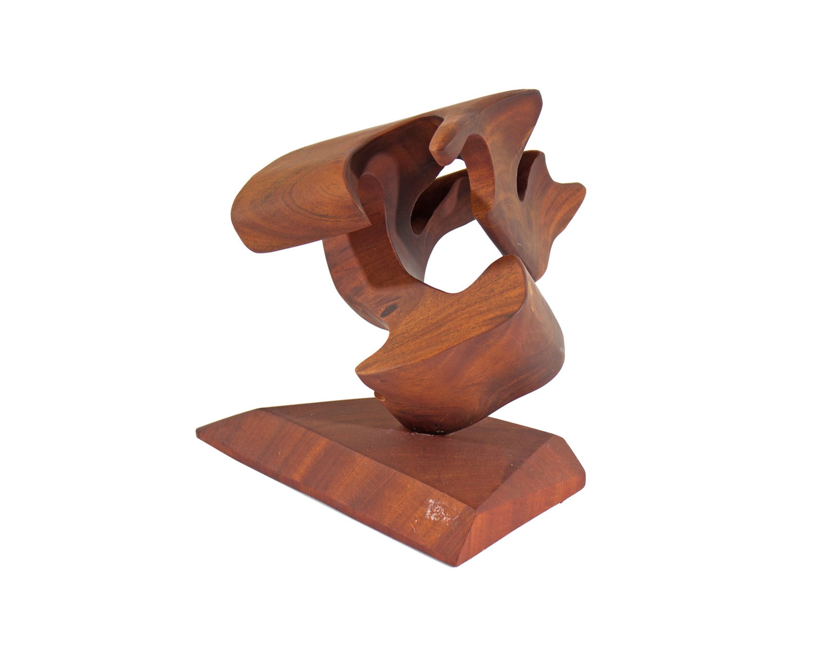 Reggie Medford 2008 Barbados Mahogany Wooden Sculpture (1 of 6)