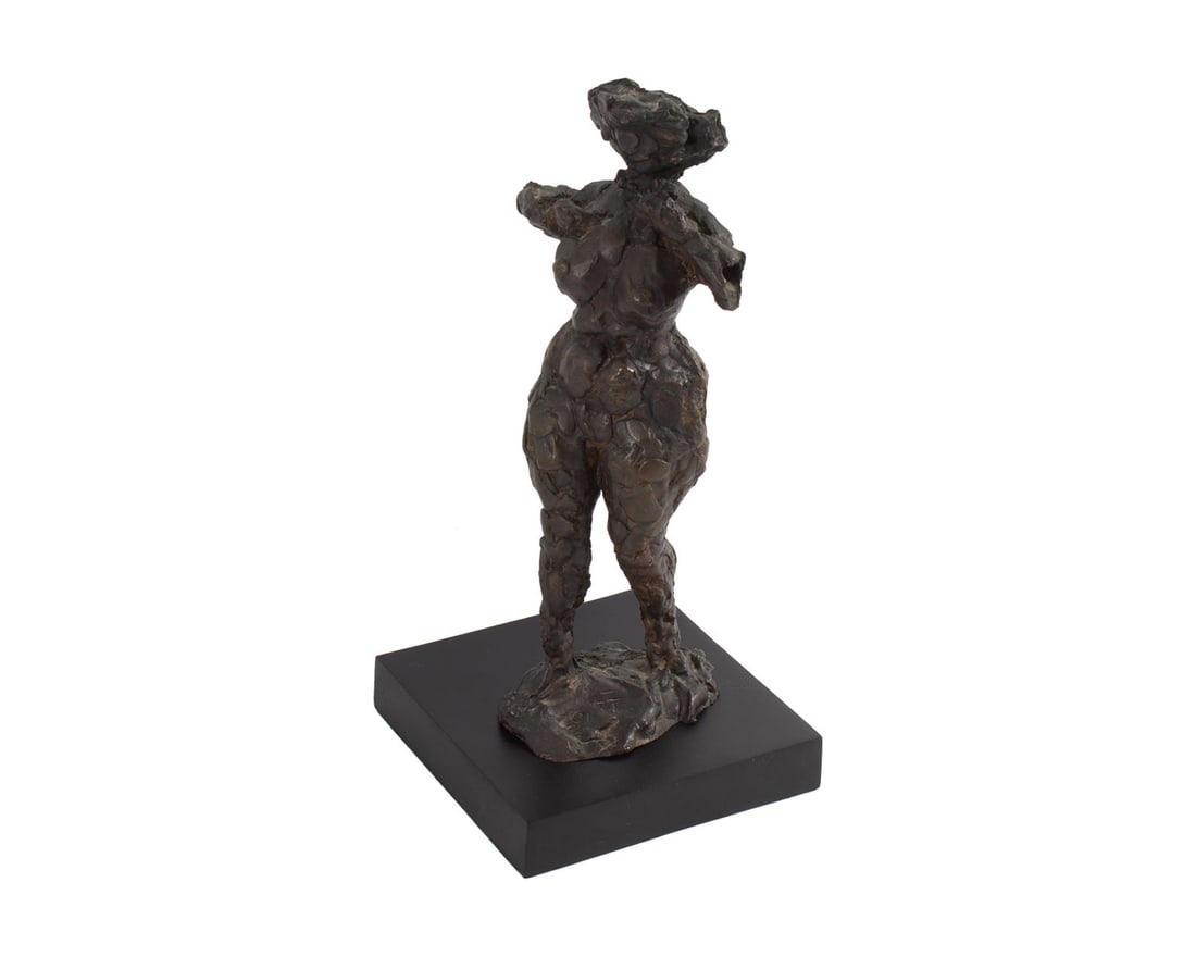 Richard Arfsten Attrib. Abstract 1950 Brutalist Bronze Sculpture (1 of 7)