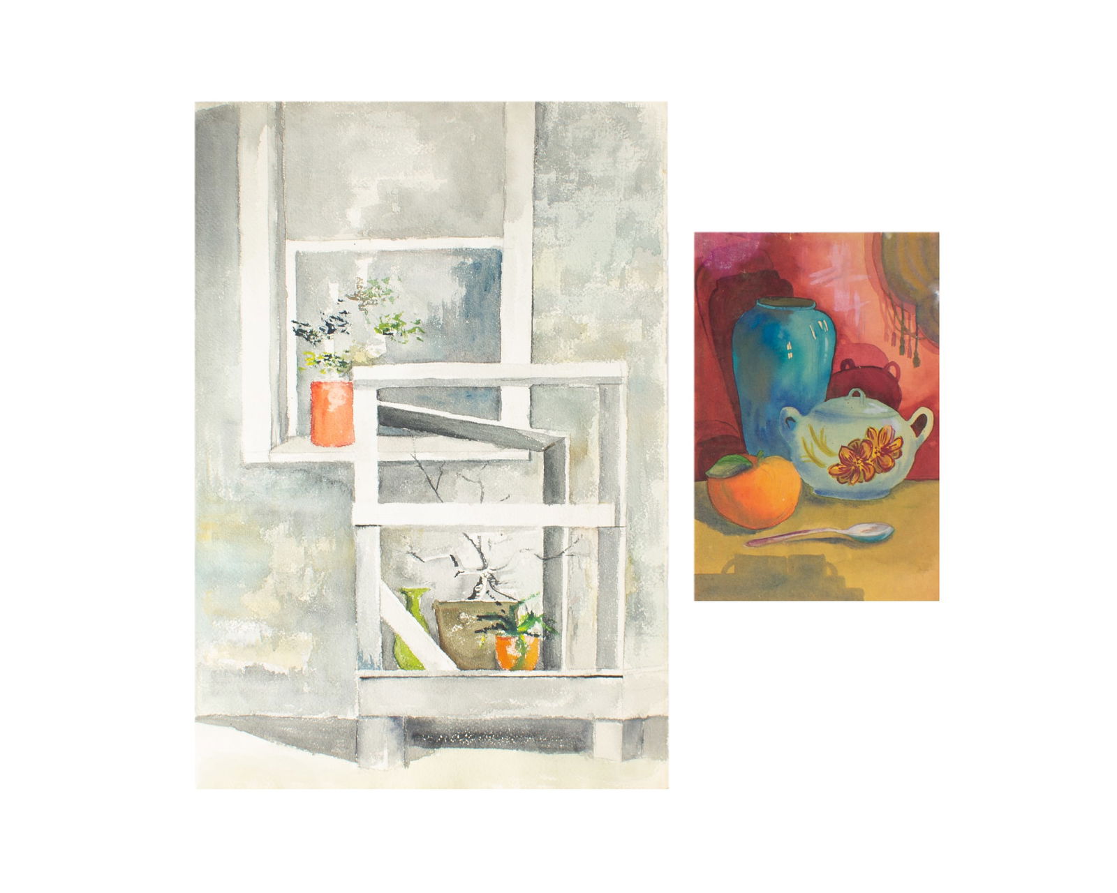 Watercolor Paintings Including Robert C. Ray (1 of 3)