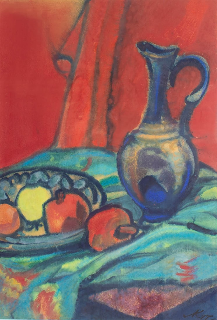1997 Mixed Media Still Life Painting (1 of 7)