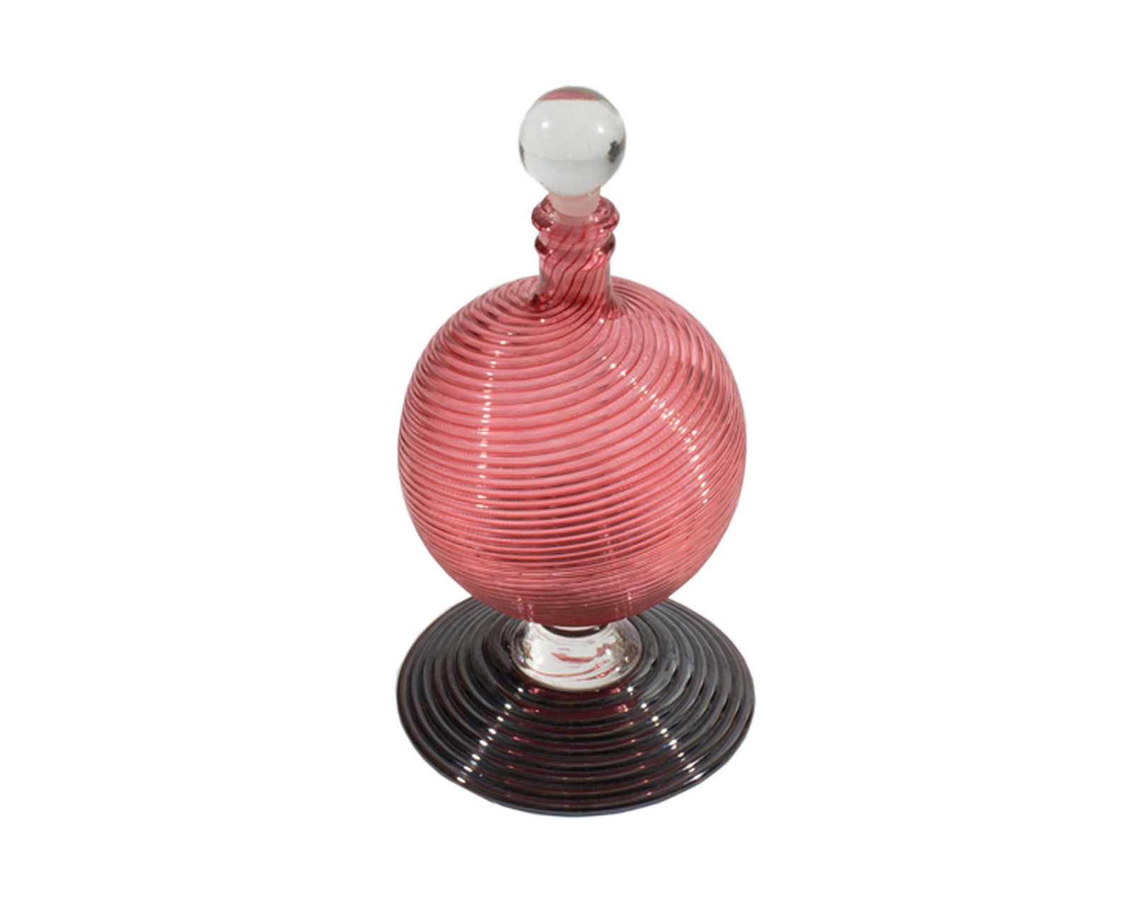 Studio Paran Optic Twist Art Glass Perfume Bottle (1 of 6)