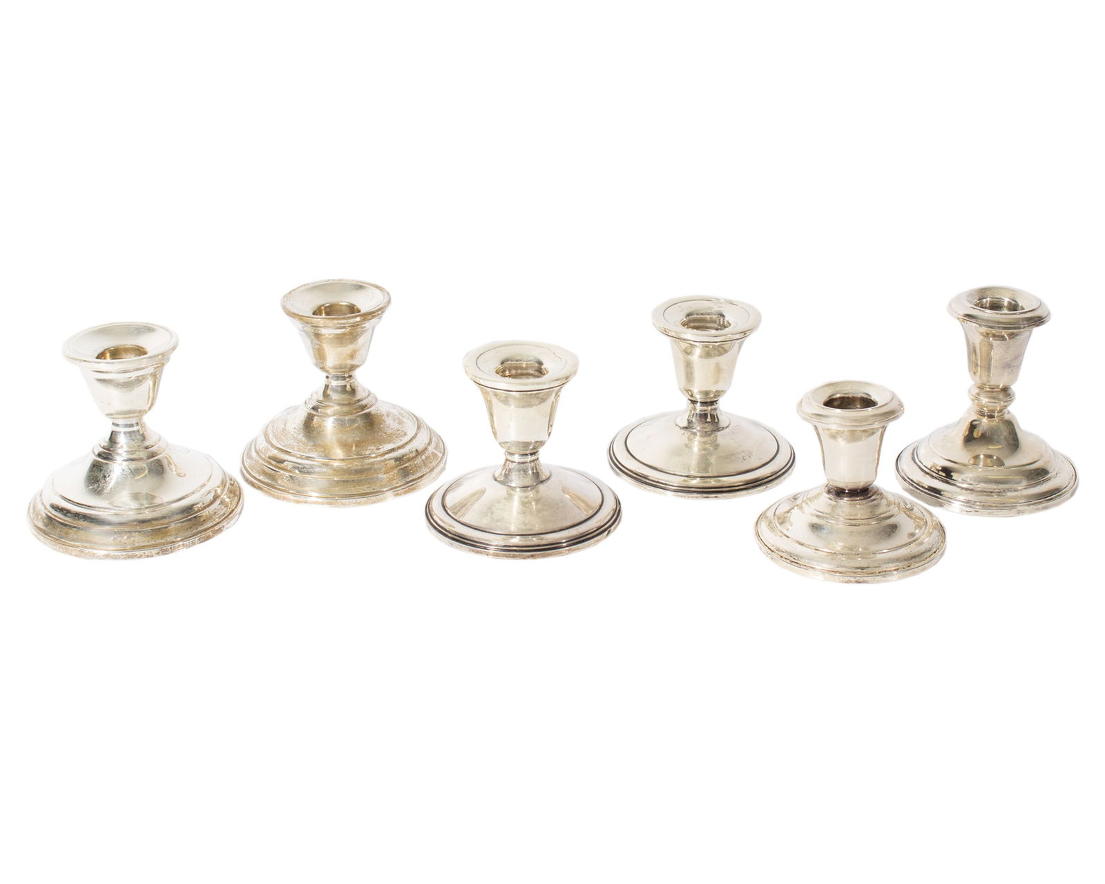 Weighted Sterling Silver Candlestick Holders (1 of 9)