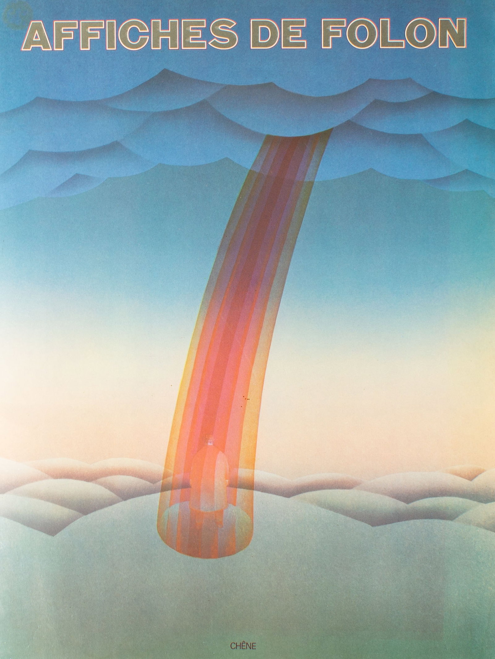 Jean-Michel Folon "Affiches de Folon" 1978 Book with Prints (1 of 8)