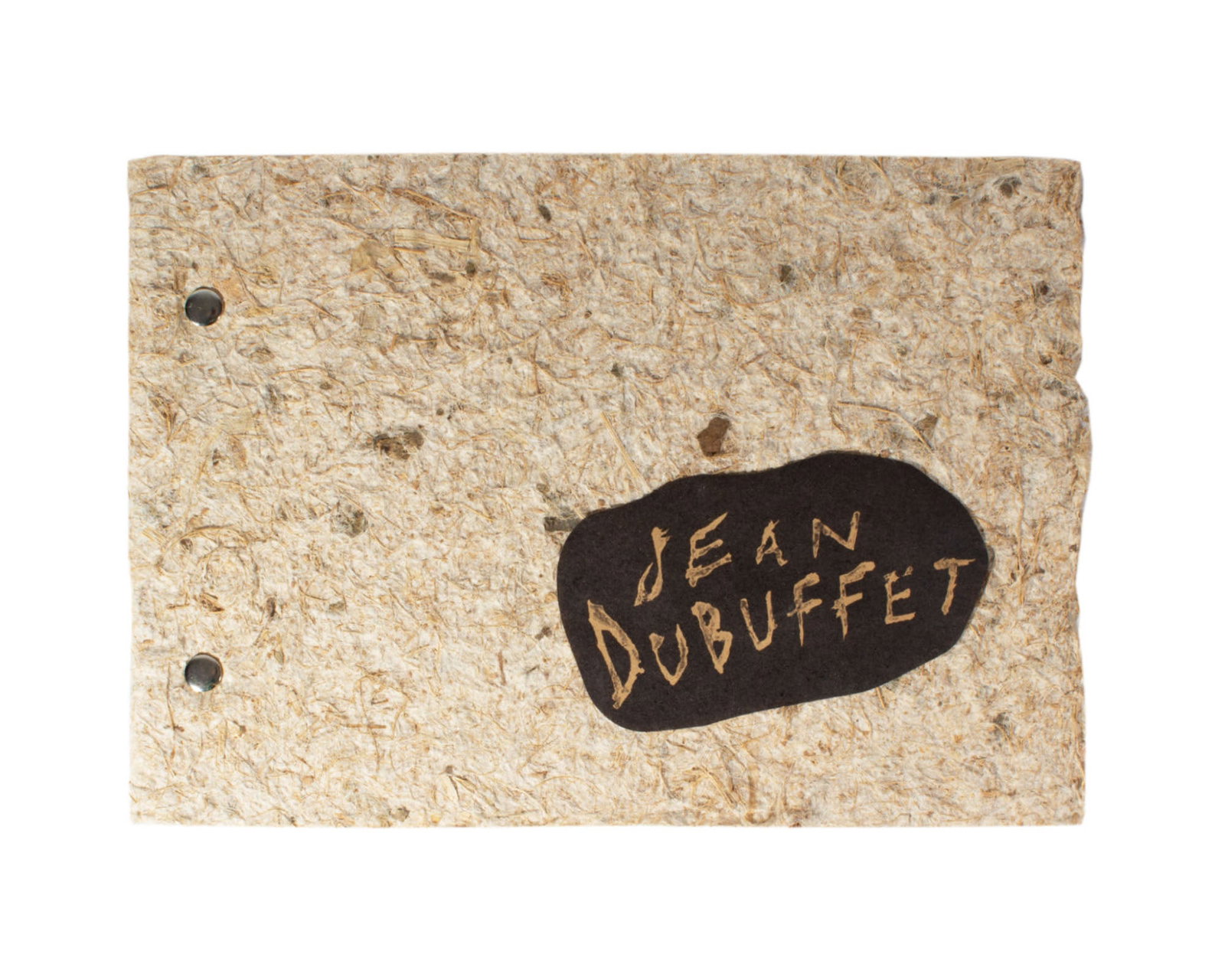 "Jean Dubuffet: The Radiant Earth“ 1996 PaceWildenstein Exhibition Catalog: 1996 exhibition catalog for the exhibition "Jean Dubuffet: The Radiant Earth" held at the PaceWildenstein gallery. Cover made from handmade paper. Includes numerous color images of works by