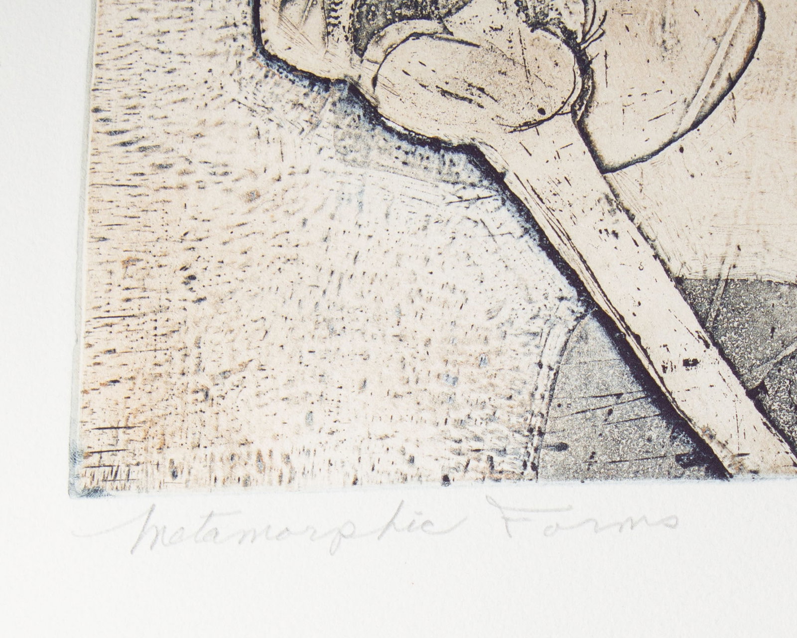 Walter Sorge "Metamorphic Forms" Abstract Etching - 2