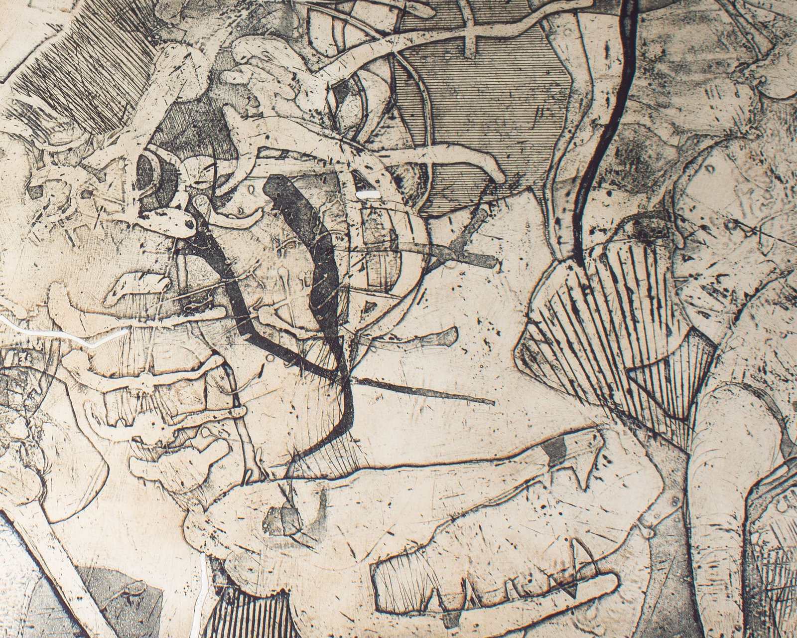 Walter Sorge "Metamorphic Forms" Abstract Etching - 5