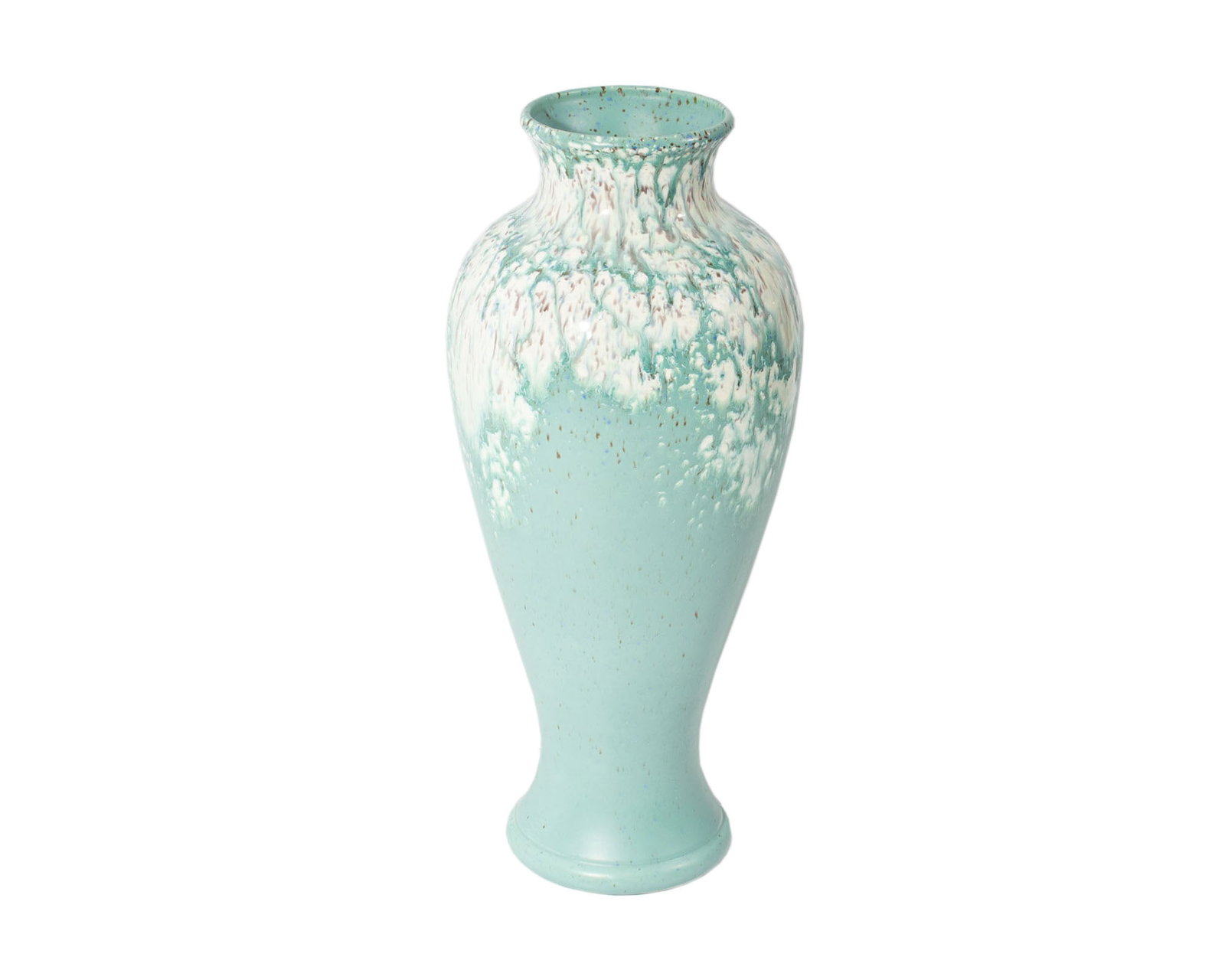 Royal Haeger #493 17" Tall Ceramic Vase: Royal Haeger ceramic vase. Marked "Royal Haeger 493 USA" to underside. Measurements: 7.75" W x 17" H x 7.75" D. In house shipping available. 
