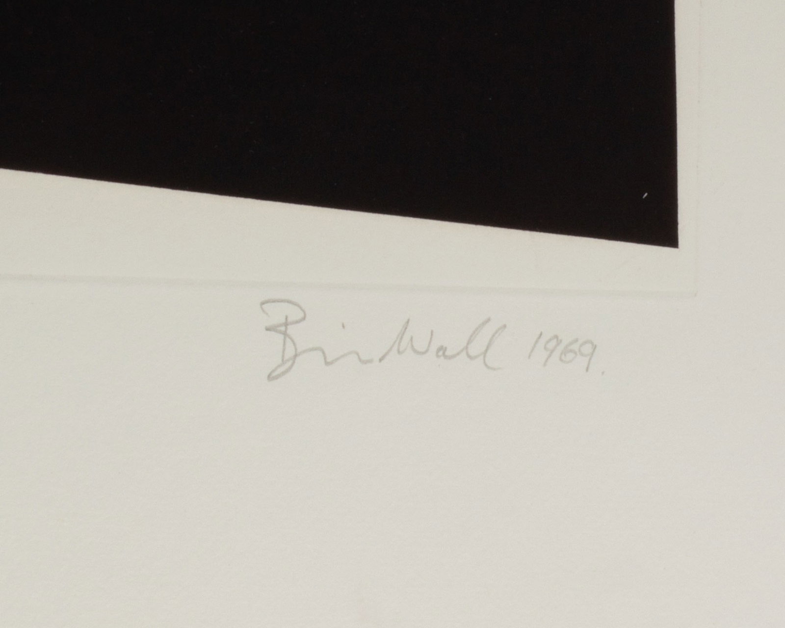 Brian Wall 1969 Abstract Etching - 4
