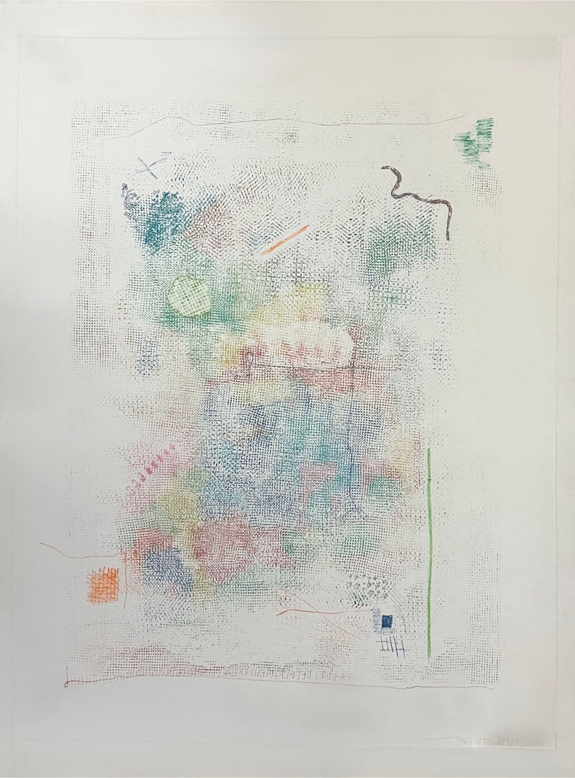 Robert Natkin 1978 Abstract Color Etching (1 of 7)
