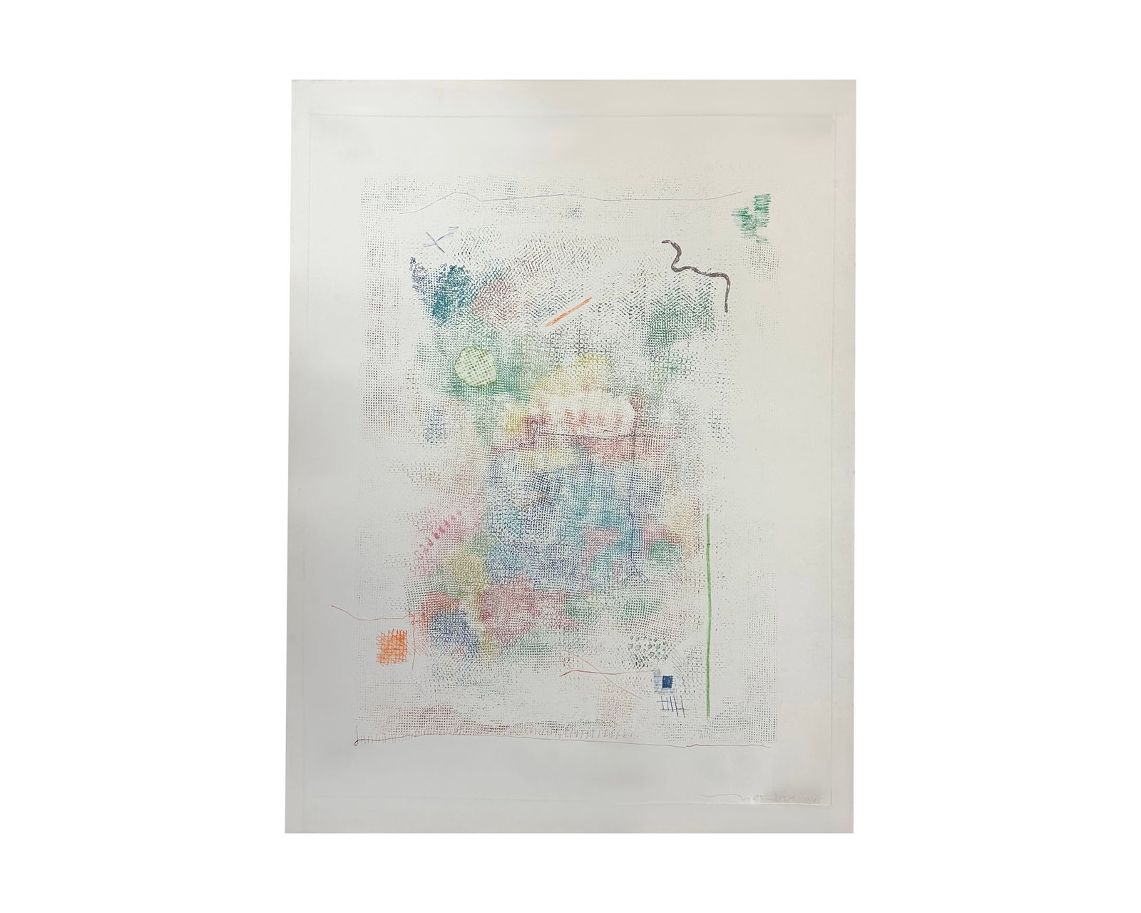 Robert Natkin 1978 Abstract Color Etching - 2