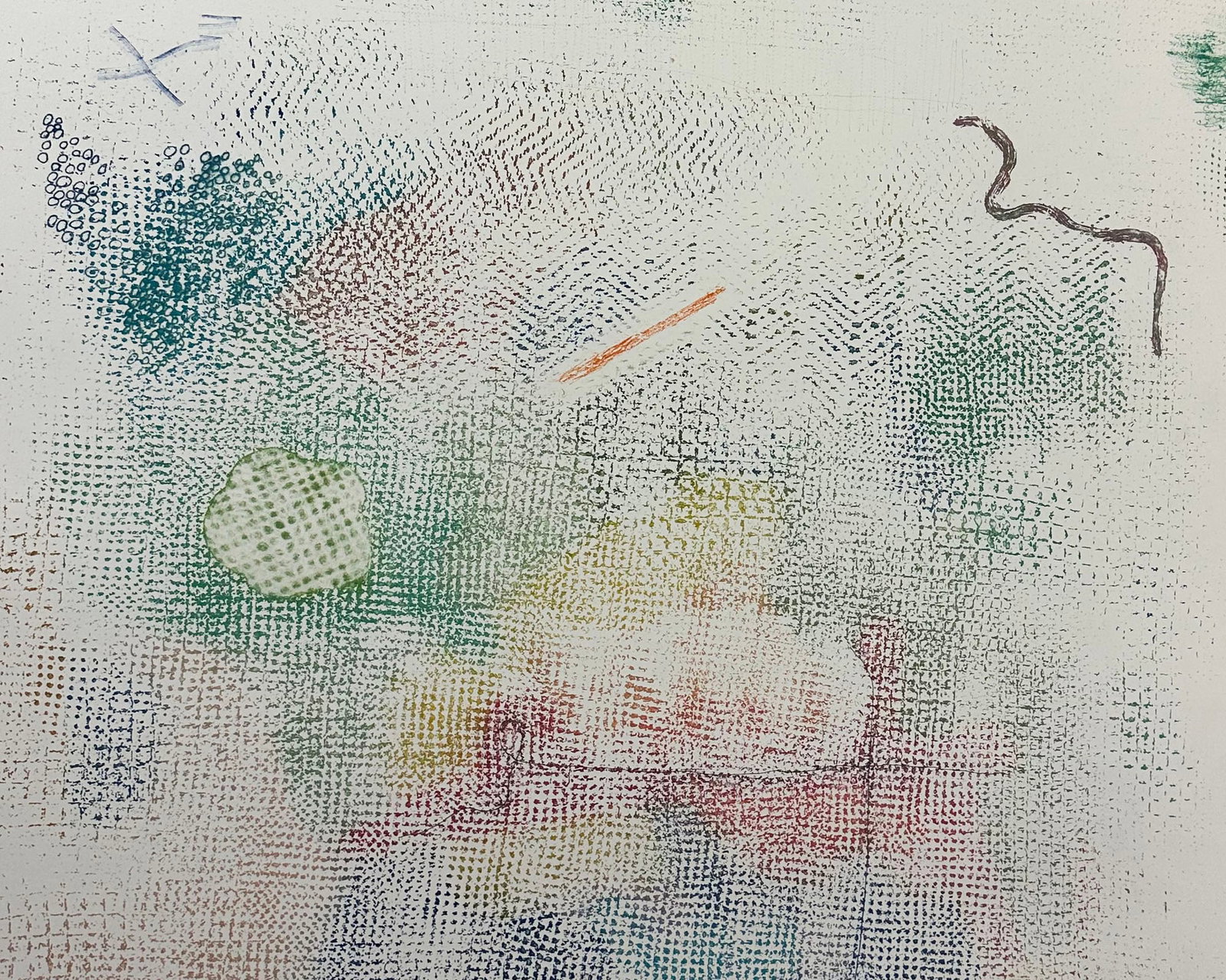 Robert Natkin 1978 Abstract Color Etching - 6