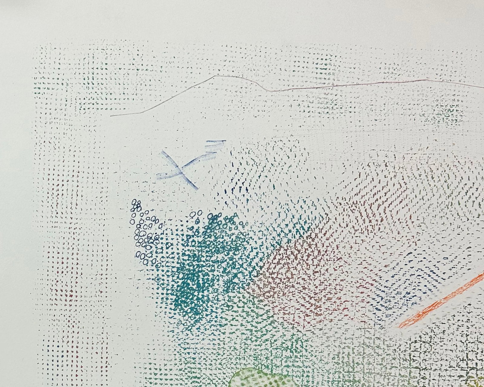 Robert Natkin 1978 Abstract Color Etching - 7