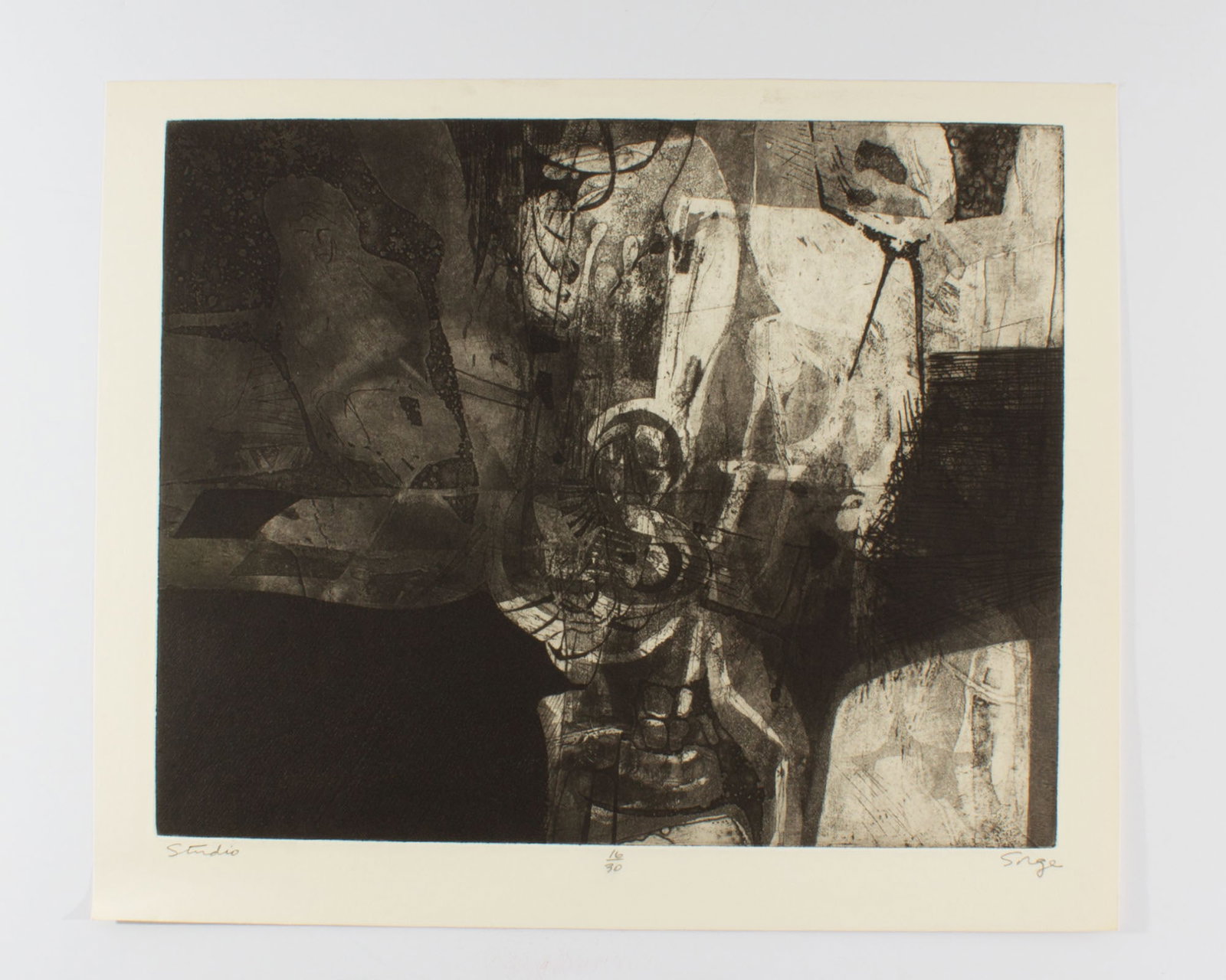 Walter Sorge Abstract Aquatints - 7