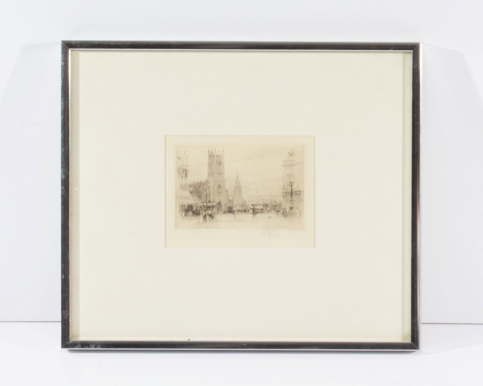 William Walcot "West End, Edinburgh" Etching - 2