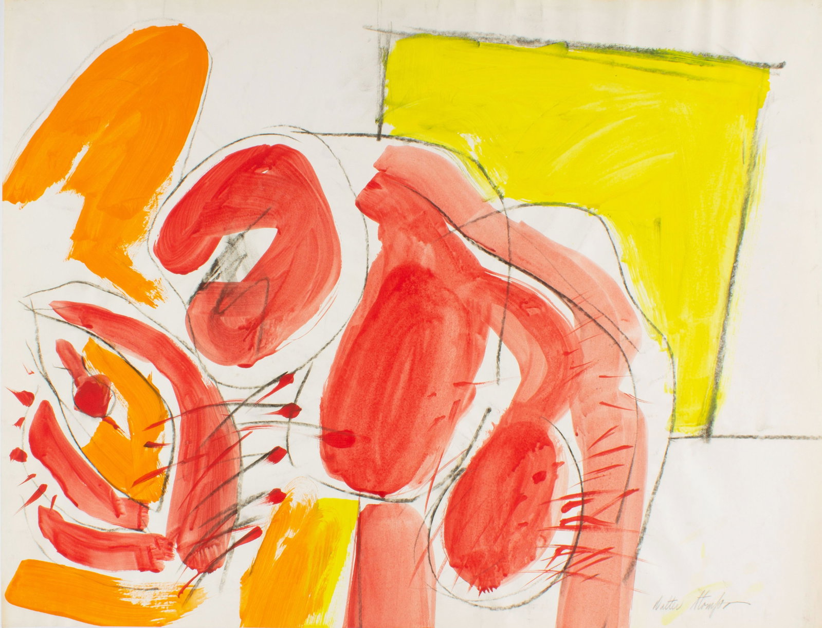Walter Stomps Abstract Painting (1 of 4)