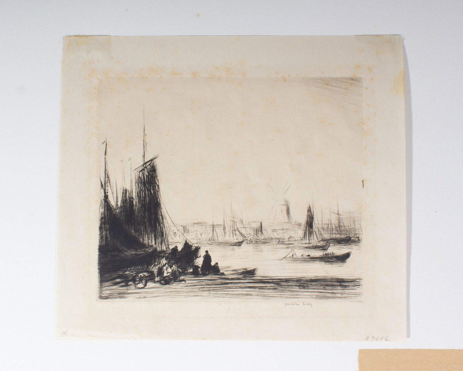 Joseph Gray "Rotterdam" Etching - 2