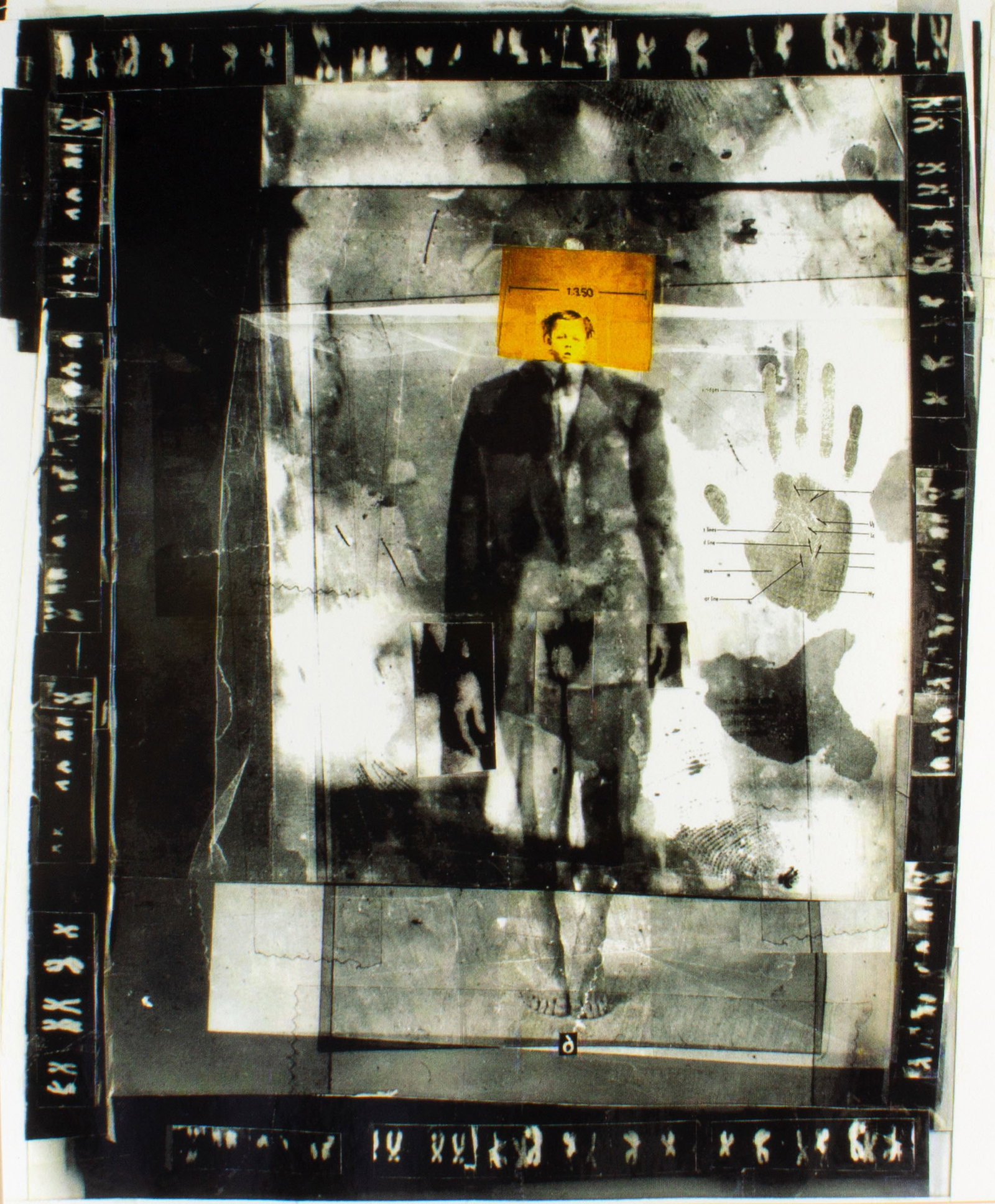 Yasha Persson "He's Good With Him" Digital Print: Abstract digital print titled He's Good With Him by Yasha Persson (American; 21st century). Unsigned, titled verso. Measurements: 26" W x 31" H (mat board);