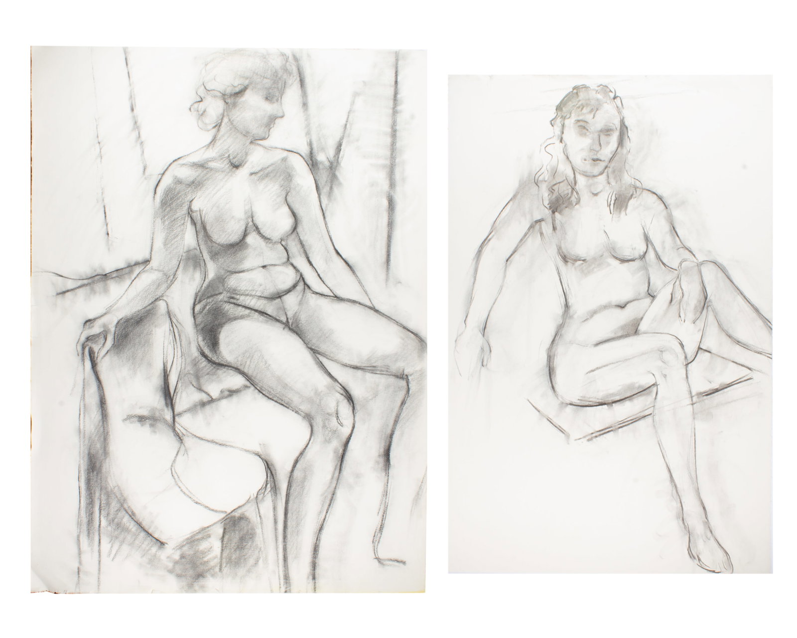 Walter Stomps Figural Charcoal Drawings (1 of 7)