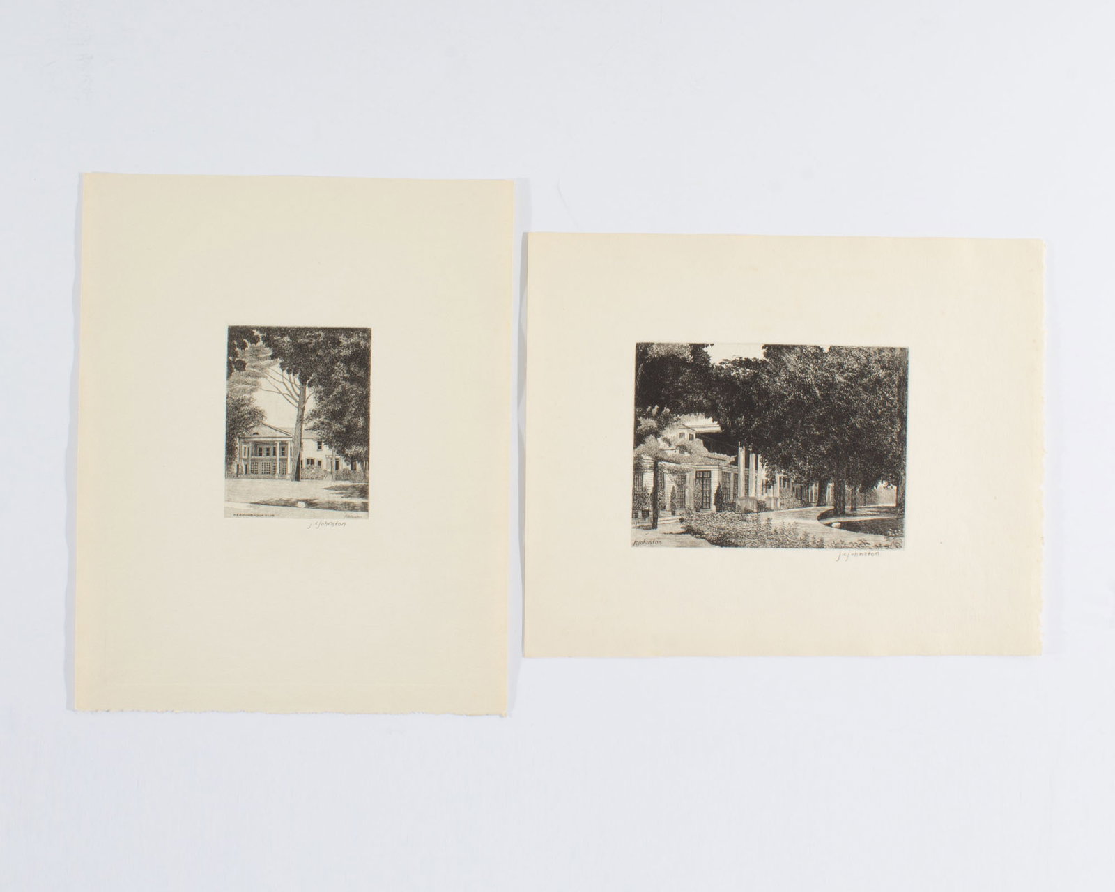 J.C. Johnston 1930s Etchings - 3