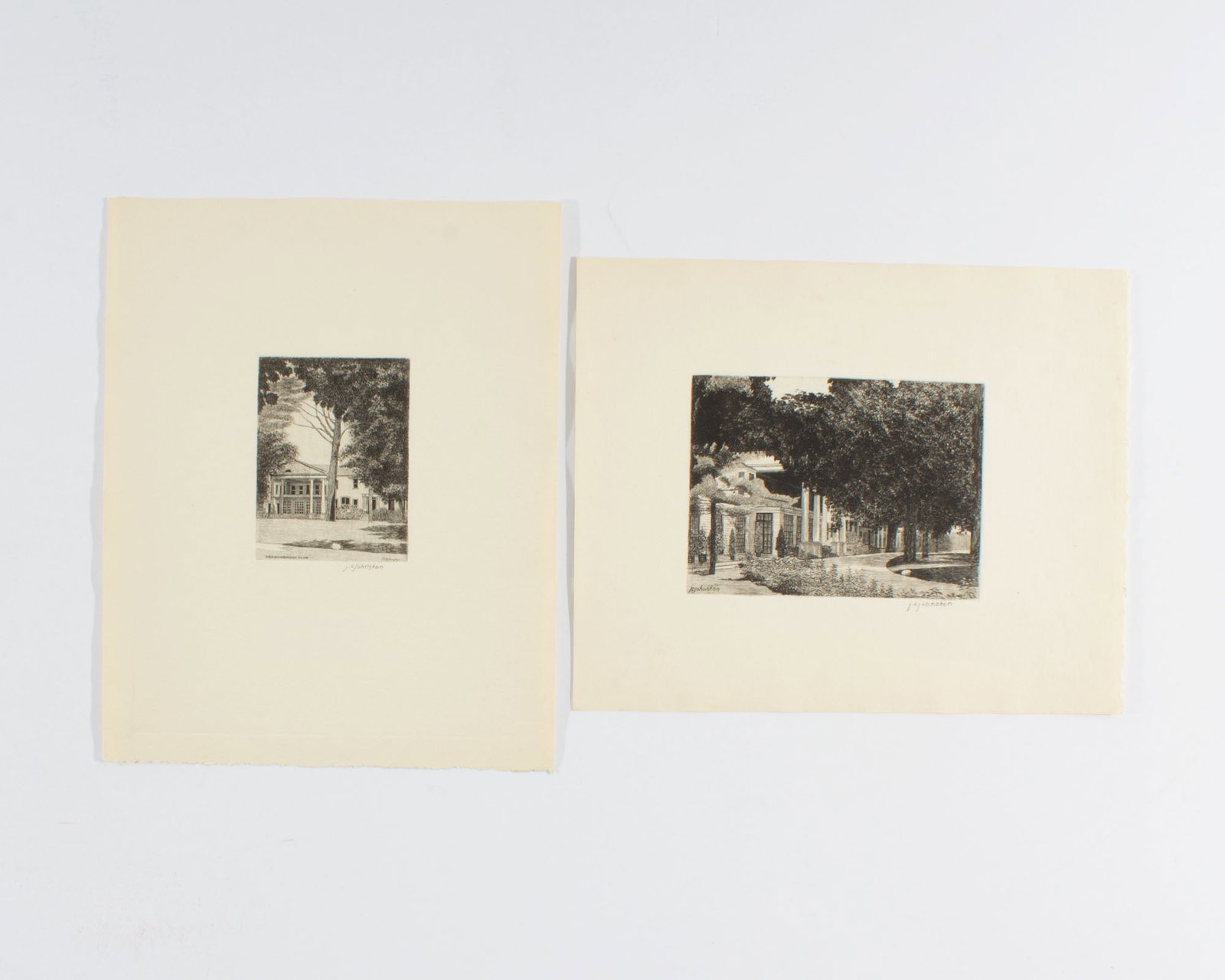 J.C. Johnston 1930s Etchings - 4