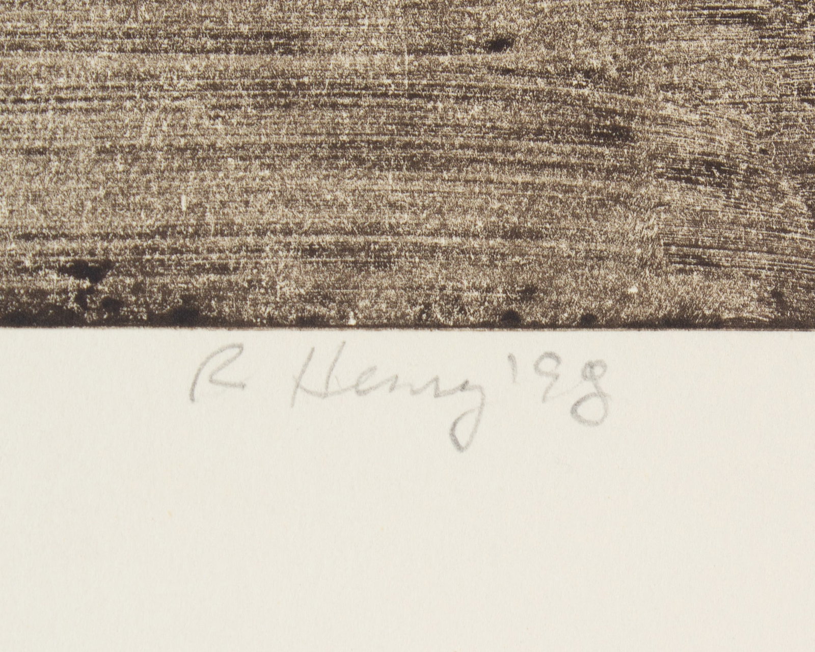 Robert Henry 1998 Abstract Monoprint - 4