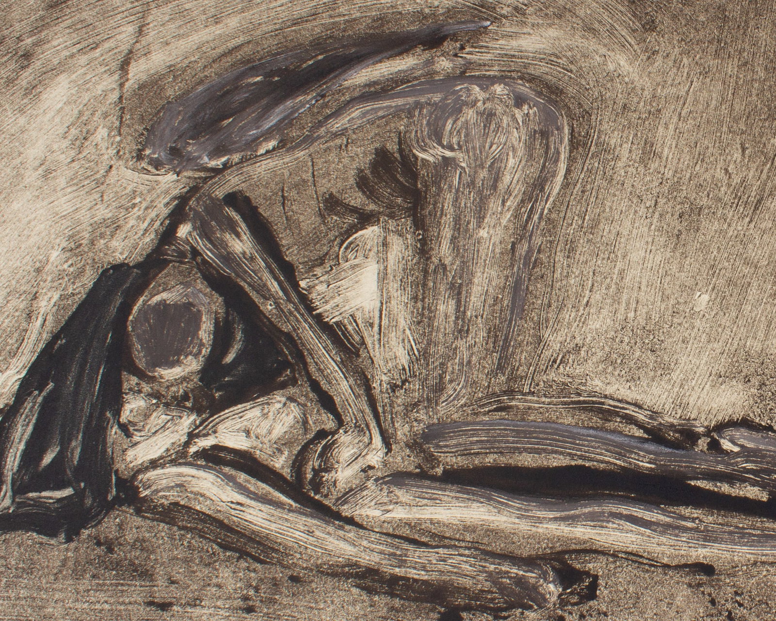 Robert Henry 1998 Abstract Monoprint - 5