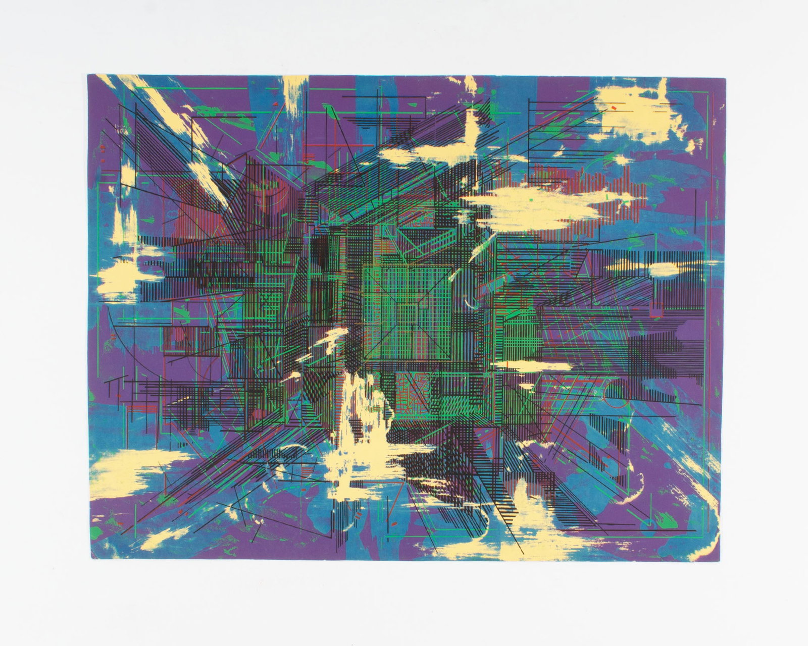 Abstract Screen Print - 2