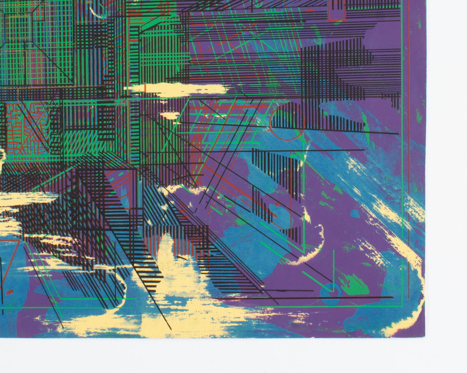 Abstract Screen Print - 3