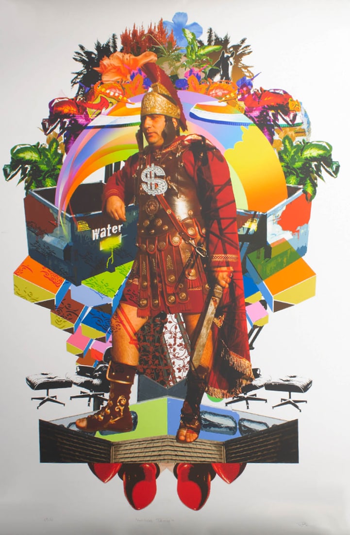 Artur Silva “Empirical Demise" Limited Edition Digital Print: Limited edition digital print by the contemporary Brazilian-Indianapolis artist Artur Silva (Brazilian; born 1976). Titled Empirical Demise. The print is signed, titled, and numbered 03/10 near the lo